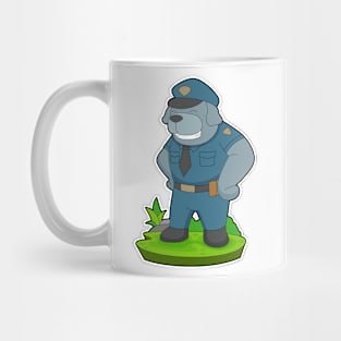 Dog Cop Police Mug